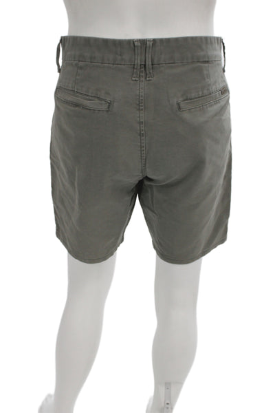 Joes Jeans Mens Chino Shorts Gray 97% Cotton Size 32