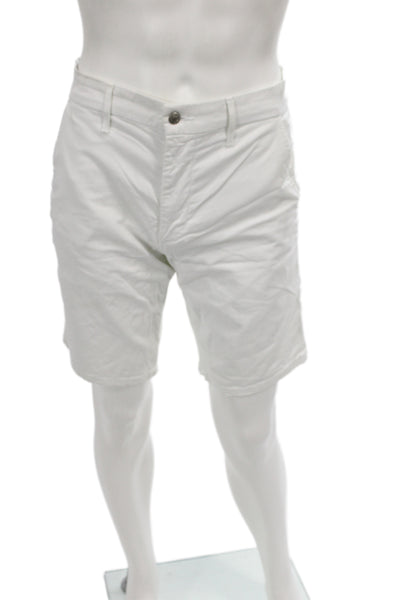 Joes Jeans Mens Chino Shorts White Cotton Size 32
