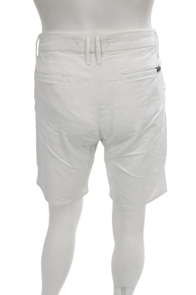 Joes Jeans Mens Chino Shorts White Cotton Size 32