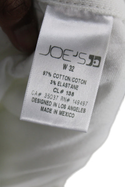 Joes Jeans Mens Chino Shorts White Cotton Size 32