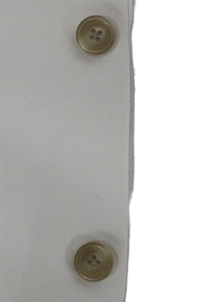 Lauren Ralph Lauren Mens Blazer Ivory Button Solid Size 40
