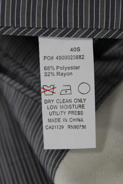 Lauren Ralph Lauren Mens Blazer Ivory Button Solid Size 40