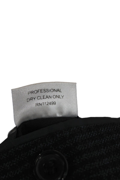 Tailorbyrd Mens Blazer Black Check Button 75% Polyester Size 38
