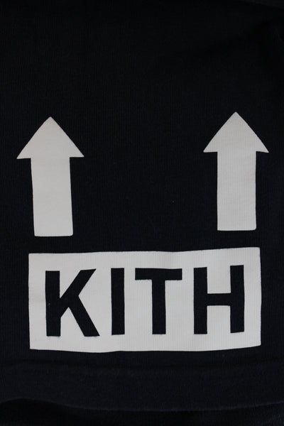 Kith Mens Basic Graphic T-Shirt Blue 100% Cotton Short Sleeve Streetwear Size S