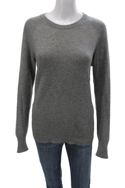 Equipment Femme Womens Cashmere Pullover Sweater Gray Crewneck Size L