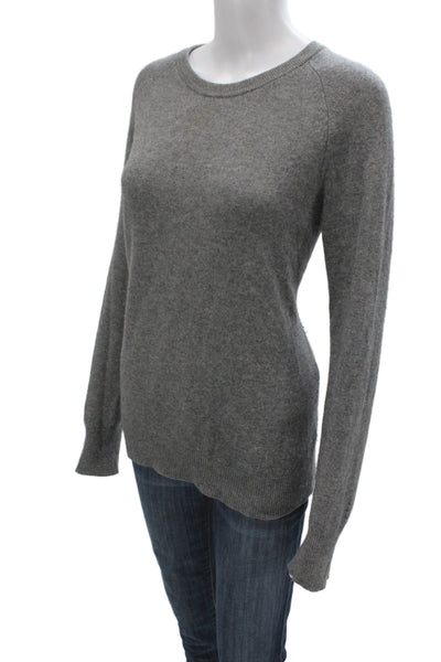 Equipment Femme Womens Cashmere Pullover Sweater Gray Crewneck Size L