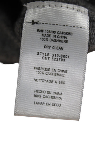 Equipment Femme Womens Cashmere Pullover Sweater Gray Crewneck Size L