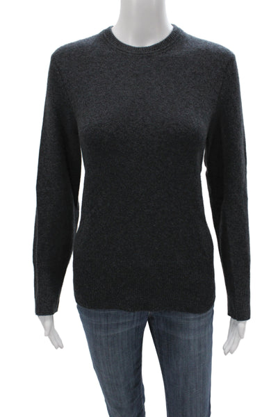 Equipment Femme Women 100% Cashmere Crewneck Sweater Gray Size S