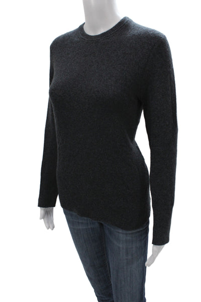 Equipment Femme Women 100% Cashmere Crewneck Sweater Gray Size S