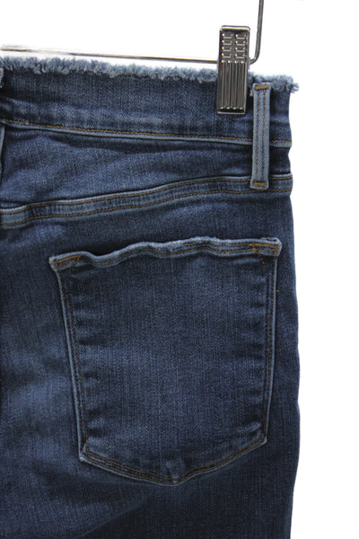 Frame Denim Women Ankle Mid Rise Blue Jeans 28 Inseam Size 26