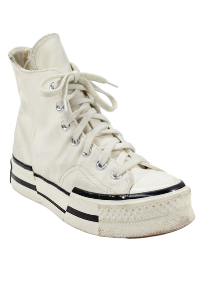 Converse Womens Canvas All Star High Top Sneakers White Size 6