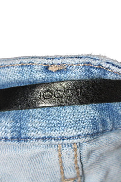 Joes Womens Cropped Distressed Blue Cotton Jeans Size 26