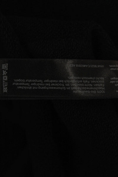 Eileen Fisher Women Pullover Black 100% Organic Cotton Long Sleeve Size PS