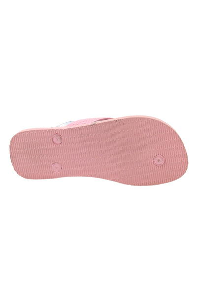 Havaianas Womens Rubber Logo Floral T Strap Beach Sandals Pink Size 4-5