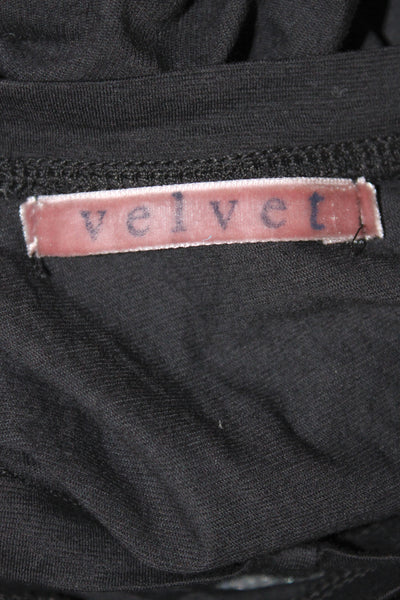 Velvet by Graham & Spencer Womens Scoop Neck Sleeveless Black Tank Size XS