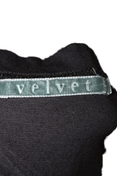 Velvet by Graham & Spencer Womens Basic Black Cotton Tank Size S