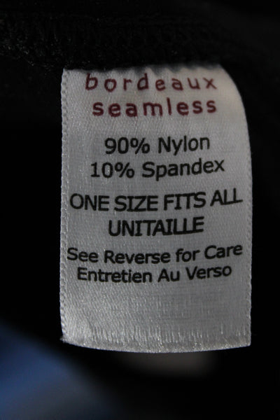 Bordeaux Women Basic Black Scoop Neck Sleeveless Tank Pullover Size One Size