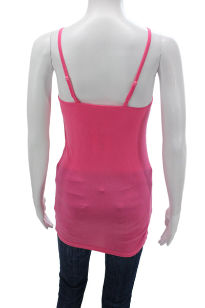 Splendid Womens Tank Scoop Neck Pink Supima Cotton Sleeveless Size M