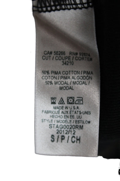Splendid Women Basic Scoop Neck Sleeveless Tank Black Size S