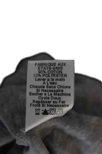 C&C California Women Basic Sleeveless Scoop Neck Gray Tank 90% Cotton Size XS