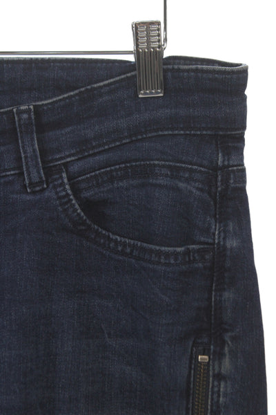 Mac Womens Skinny Jeans Blue Low Rise Button Cotton 25 Inseam Size 27