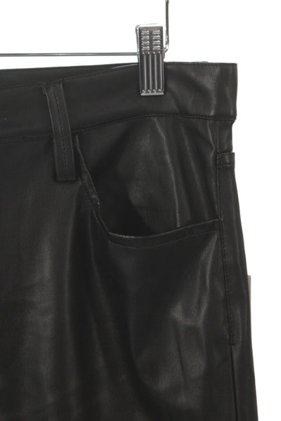 Joes Women Black Button Pants 100% Polyurethane Size 30