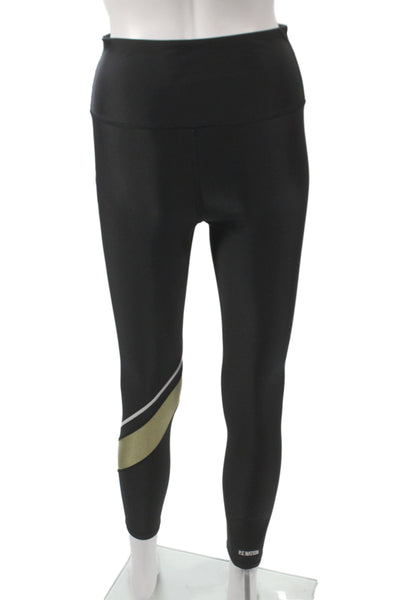 PE Nation Women Black Ankle Leggings Size M