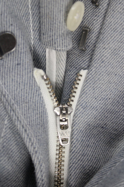 3.1 Phillip Lim Women Paperbag Gray Cotton Pants Size 2