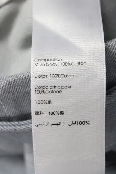 3.1 Phillip Lim Women Paperbag Gray Cotton Pants Size 2