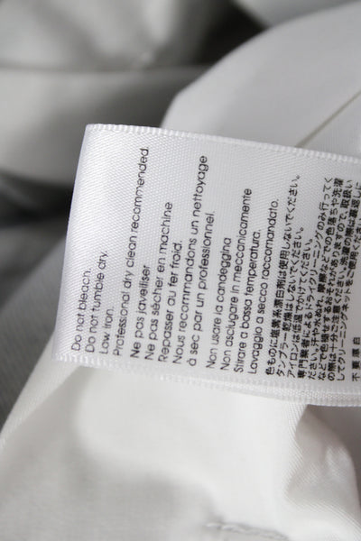 3.1 Phillip Lim Women Paperbag Gray Cotton Pants Size 2