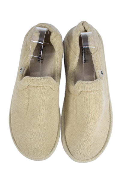 Brunch Womens Polyester Slip On Slippers Tan Beige Size 10