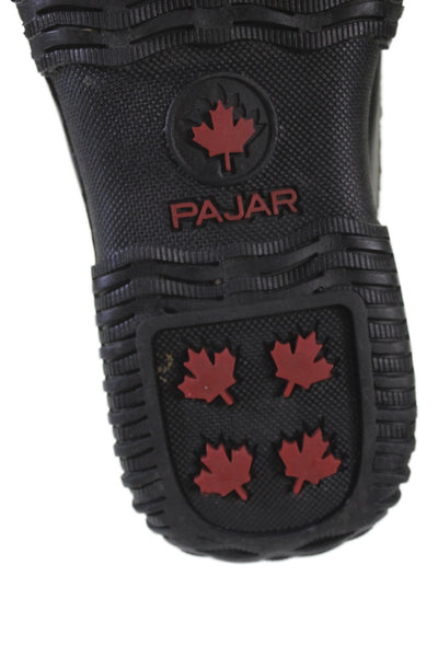 Pajar Womens Lace Up Knee High Waterproof Snow Boots Black Size 6
