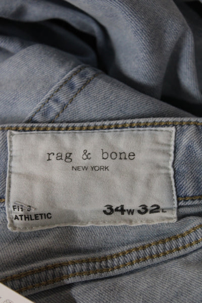 Rag & Bone Mens Straight Blue Jeans Size 34