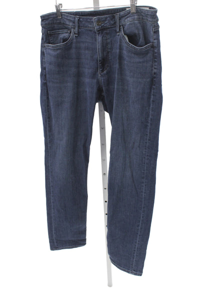 Rag & Bone Mens Straight Blue Cotton Blend Jeans Size 34