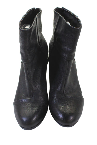 Vince Camuto Womens Leather Hadley Zip Up Ankle Boots Black Size 8.5 B