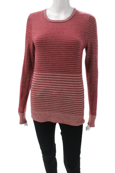 Charlotte Gainsbourg Current/Elliott Womens Red Geometric Pullover Size 2
