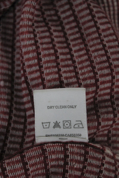 Charlotte Gainsbourg Current/Elliott Womens Red Geometric Pullover Size 2