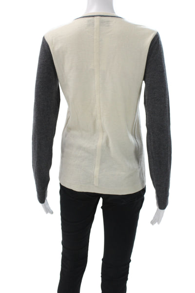 Rag & Bone Women Pullover Sweater Gray Crew Neck Long Sleeve Size S