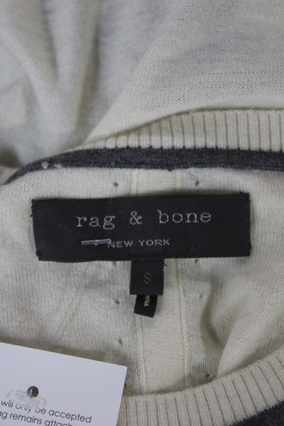 Rag & Bone Women Pullover Sweater Gray Crew Neck Long Sleeve Size S
