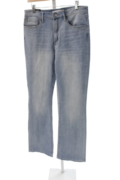 Joes Womens Bootcut Jeans Blue High Rise Cotton Button Fly Size 32