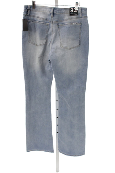 Joes Womens Bootcut Jeans Blue High Rise Cotton Button Fly Size 32