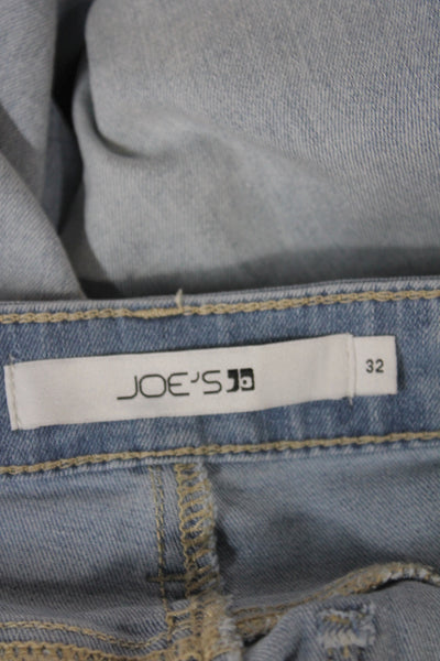Joes Womens Bootcut Jeans Blue High Rise Cotton Button Fly Size 32