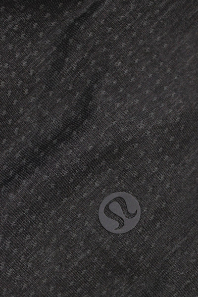 Lululemon Mens Gray Basic T-Shirt Polyester Crew Neck Short Sleeve Size M