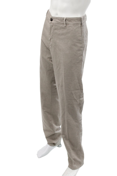 Peter Millar Mens Chino Pants Beige Cotton Size 38