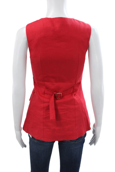 Loewe Womens Sleeveless Scoop Neck Tank Top Gray Size S