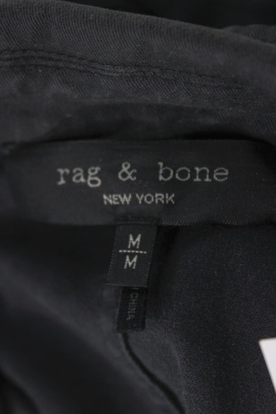 Rag & Bone Mens Military Jacket Gray 98% Cotton Button Size M