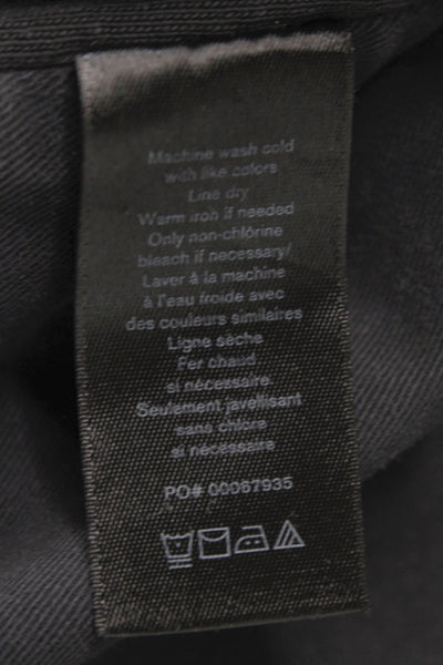 Rag & Bone Mens Military Jacket Gray 98% Cotton Button Size M