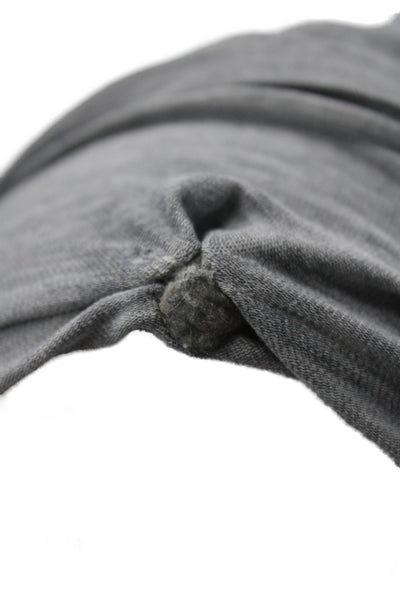 Lululemon Womens Gray V-Neck Basic T-Shirt Short Sleeve Athleisure Size 4