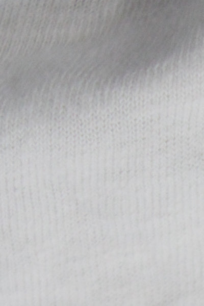 Monrow Womens White Tencel V-Neck Short Sleeve Basic T-Shirt Size XS