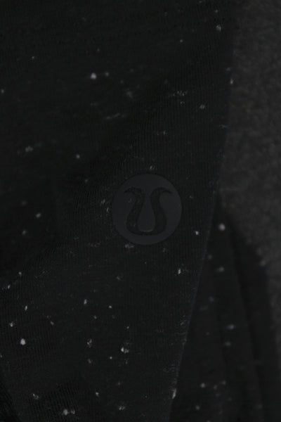 Lululemon Women Spotted Black Cotton Sleeveless Crew Basic Tee Size 4